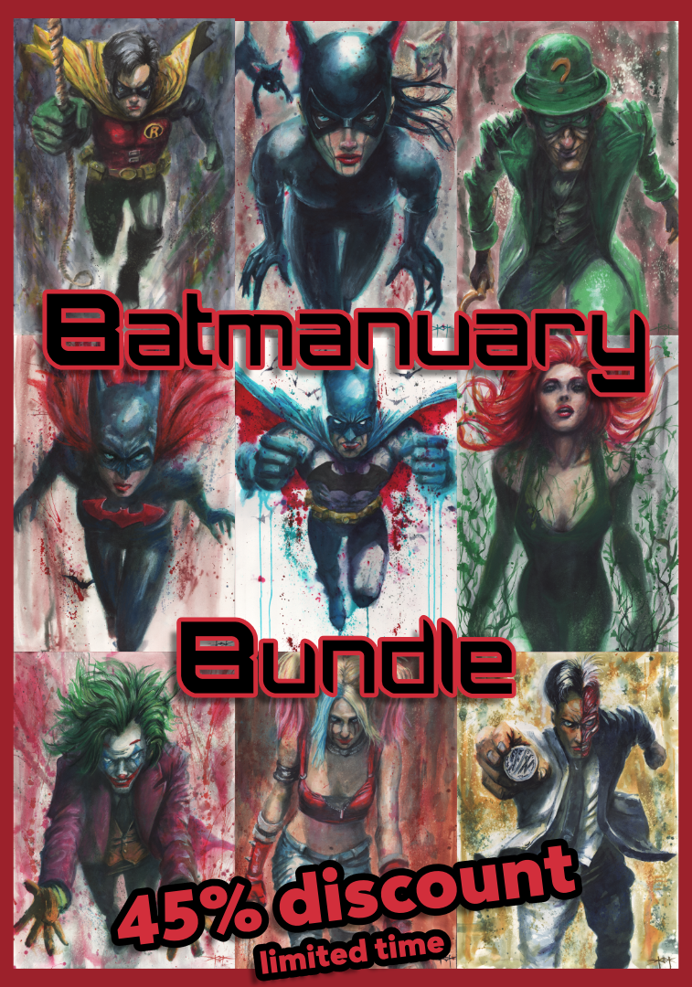 Embrace the Night: The Ultimate Batmanuary Poster Bundle