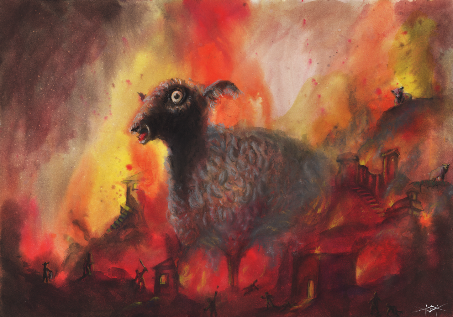 Power to the Sheeple - Original Art